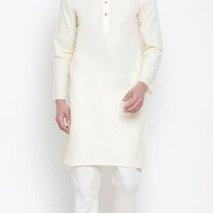 Cream Kurta