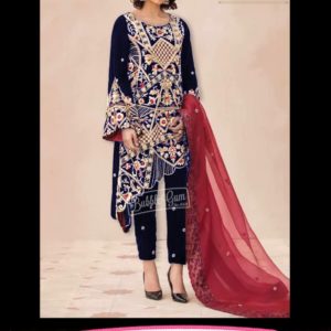 2 Piecs Embroidered Shirt Trouser