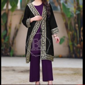 Boski Lilan 3 Piecs Suit With Coat