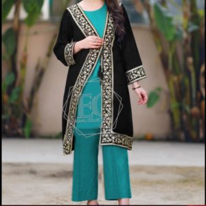 Boski Lilan 3 Piecs Suit With Coat