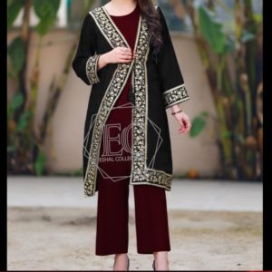 Boski Lilan 3 Piecs Suit With Coat