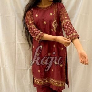 Embroidered 2 Piecs Suit