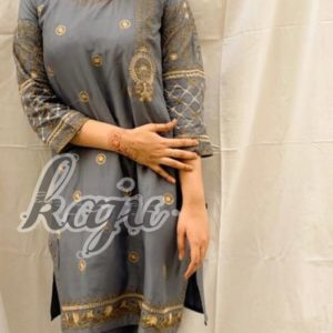 Embroidered 2 Piecs Suit