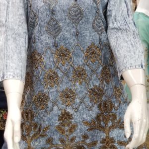 Embroidered Cotton Random Kurti