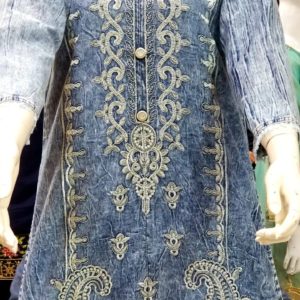 Embroidered Cotton Random Kurti