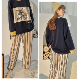 Tom and Jerry Printed Night Suit For Women