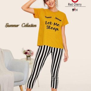 Printed Night Suit by Red Cheery