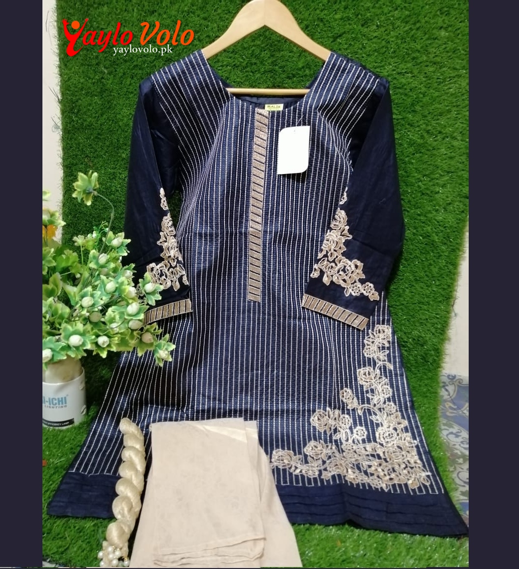 Heavy Embroidered Suit 3 Piecs